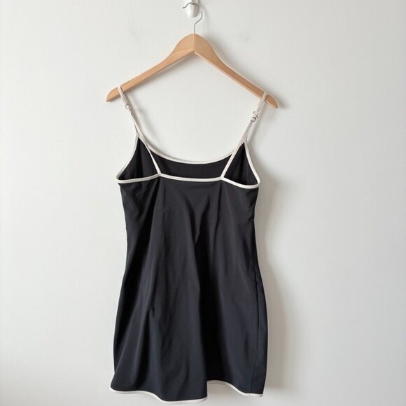 Aerie Traveler Mini Dress Black White Size Medium - Picture 6 of 8